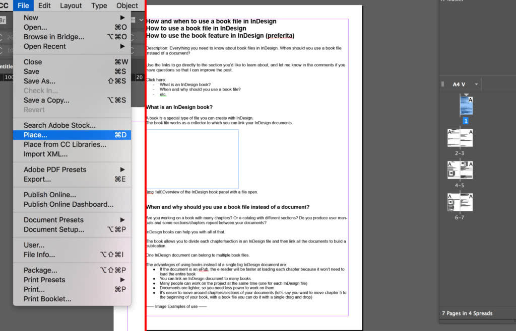 InDesign Tip 3: Use Primary Text