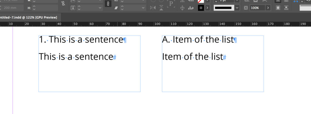 Bulleted and numbered lists without styles