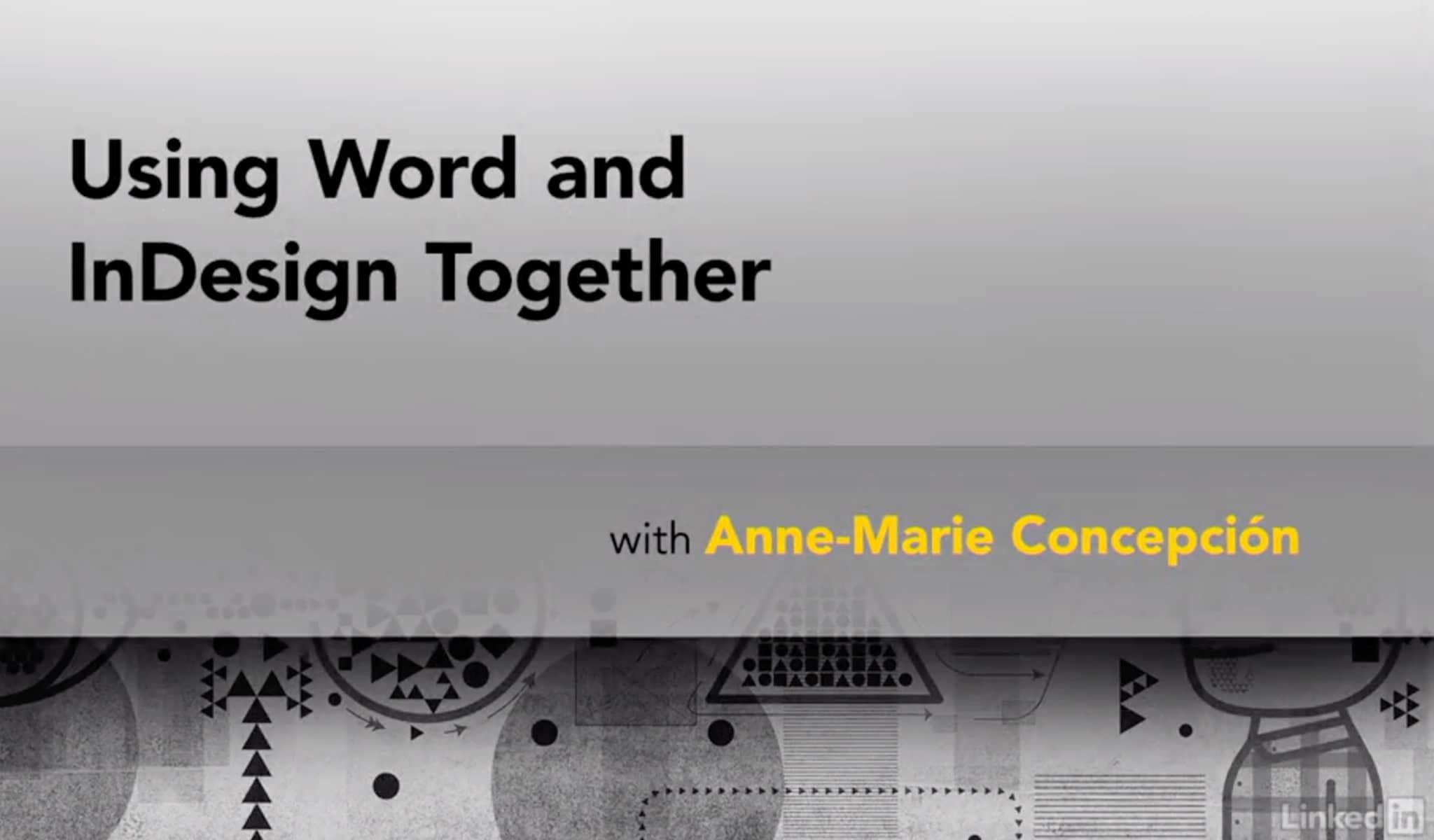 Word and InDesign: Integration by Anne-Marie Concepción