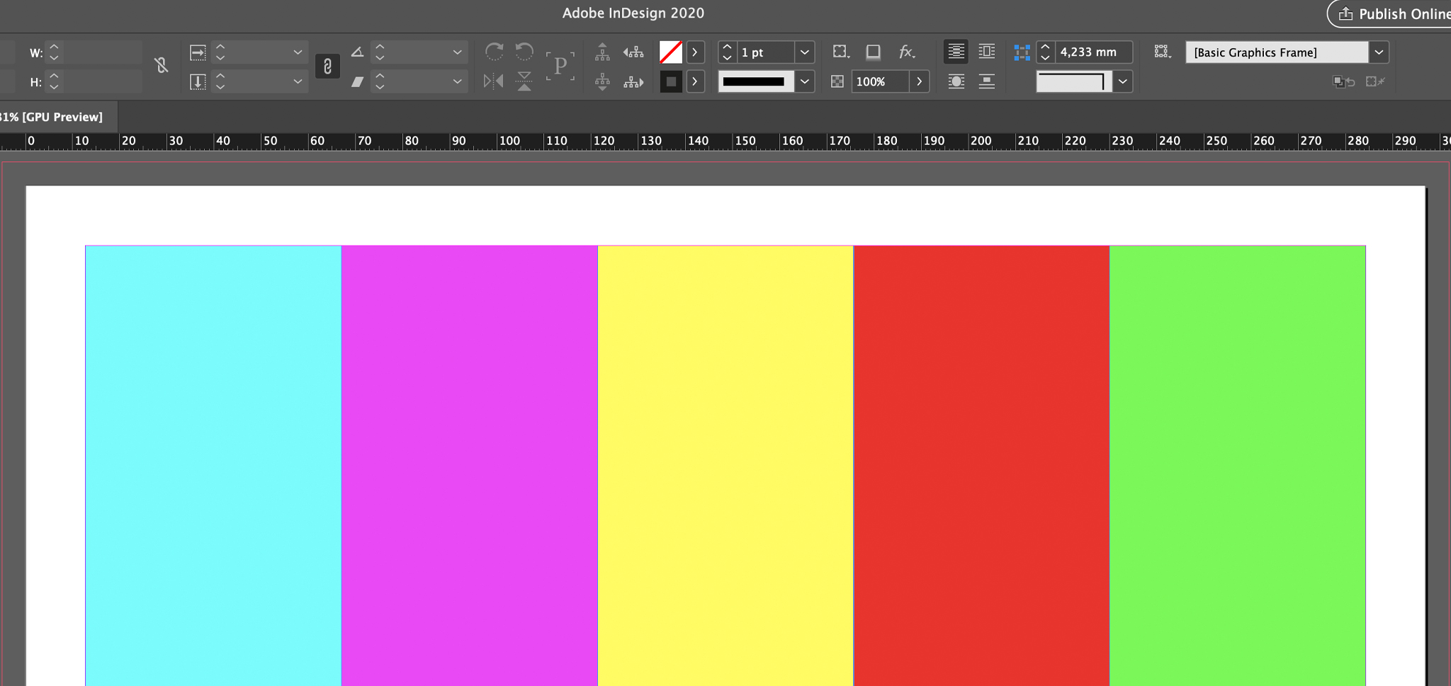 RGB colors in InDesign