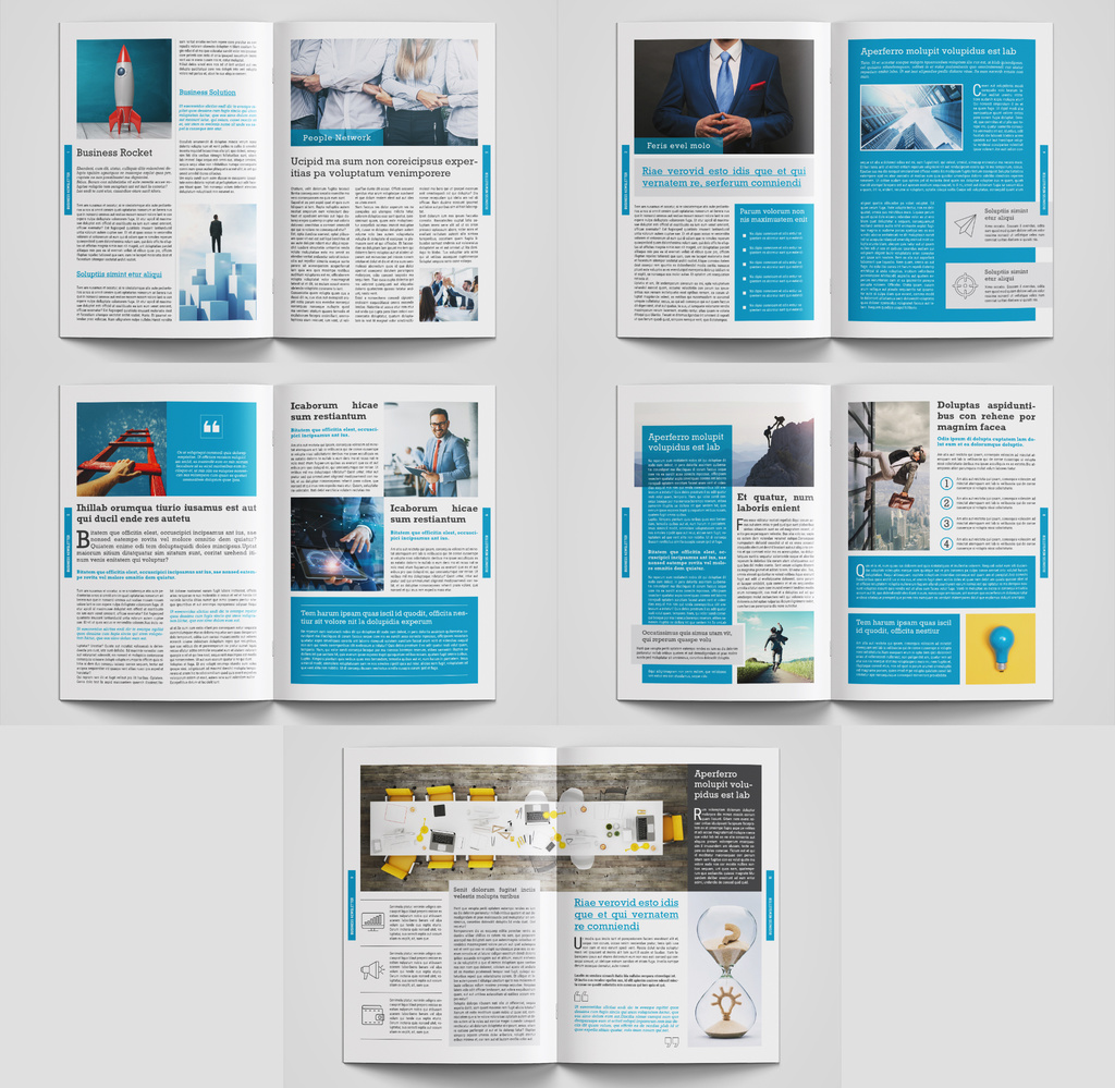50 Modern InDesign Newsletter Templates | Redokun Blog