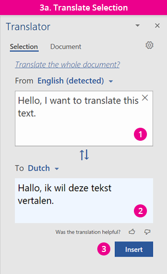 translate microsoft word