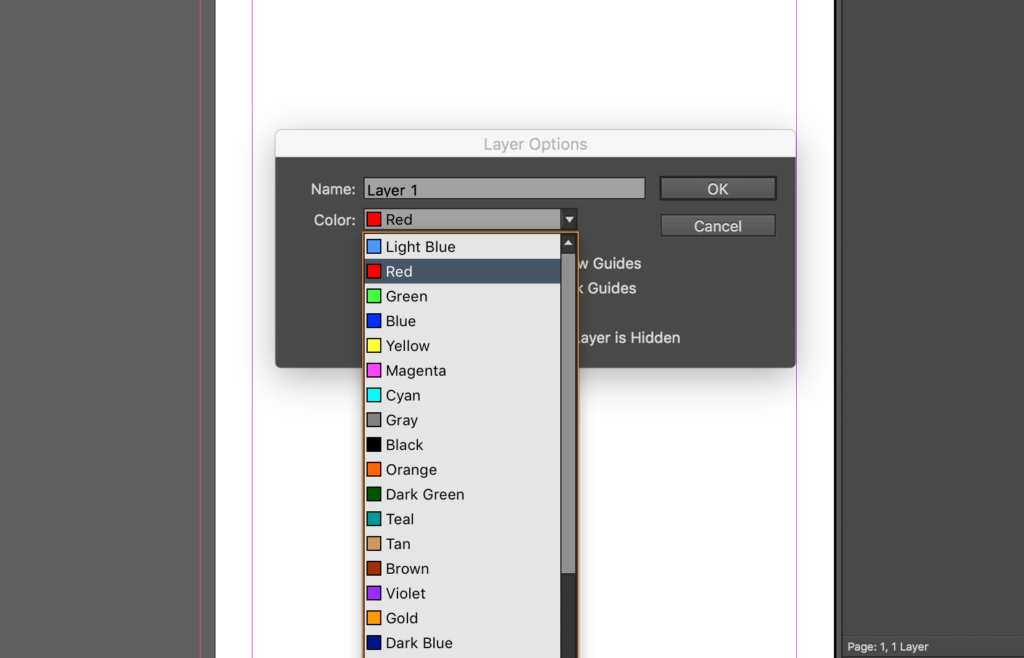 InDesign Hidden Characters: change hidden characters color