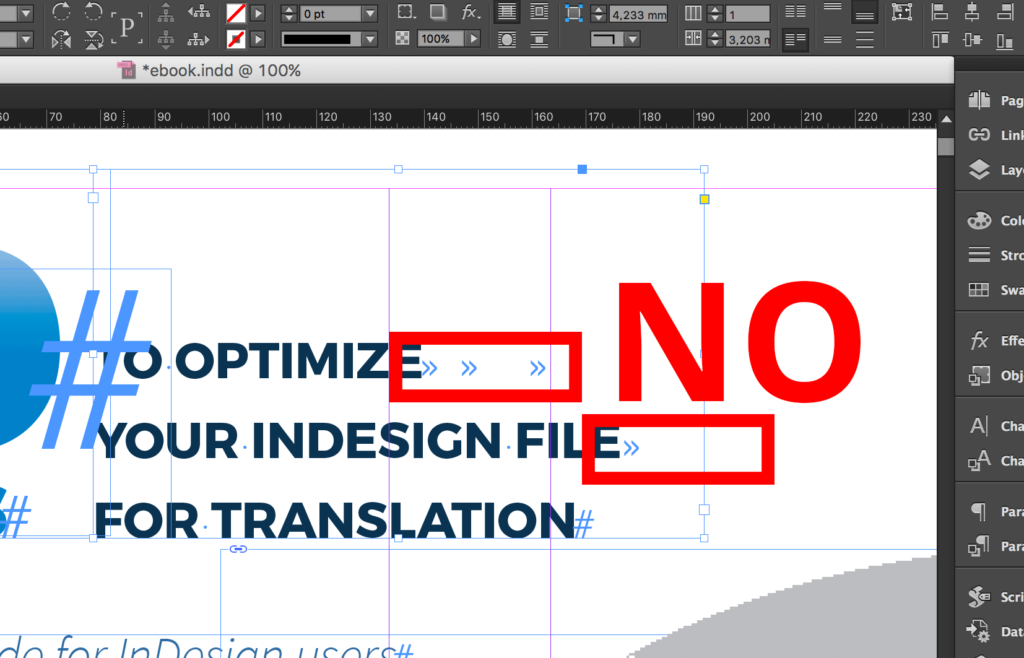 Wrong use of Tabulation in InDesign