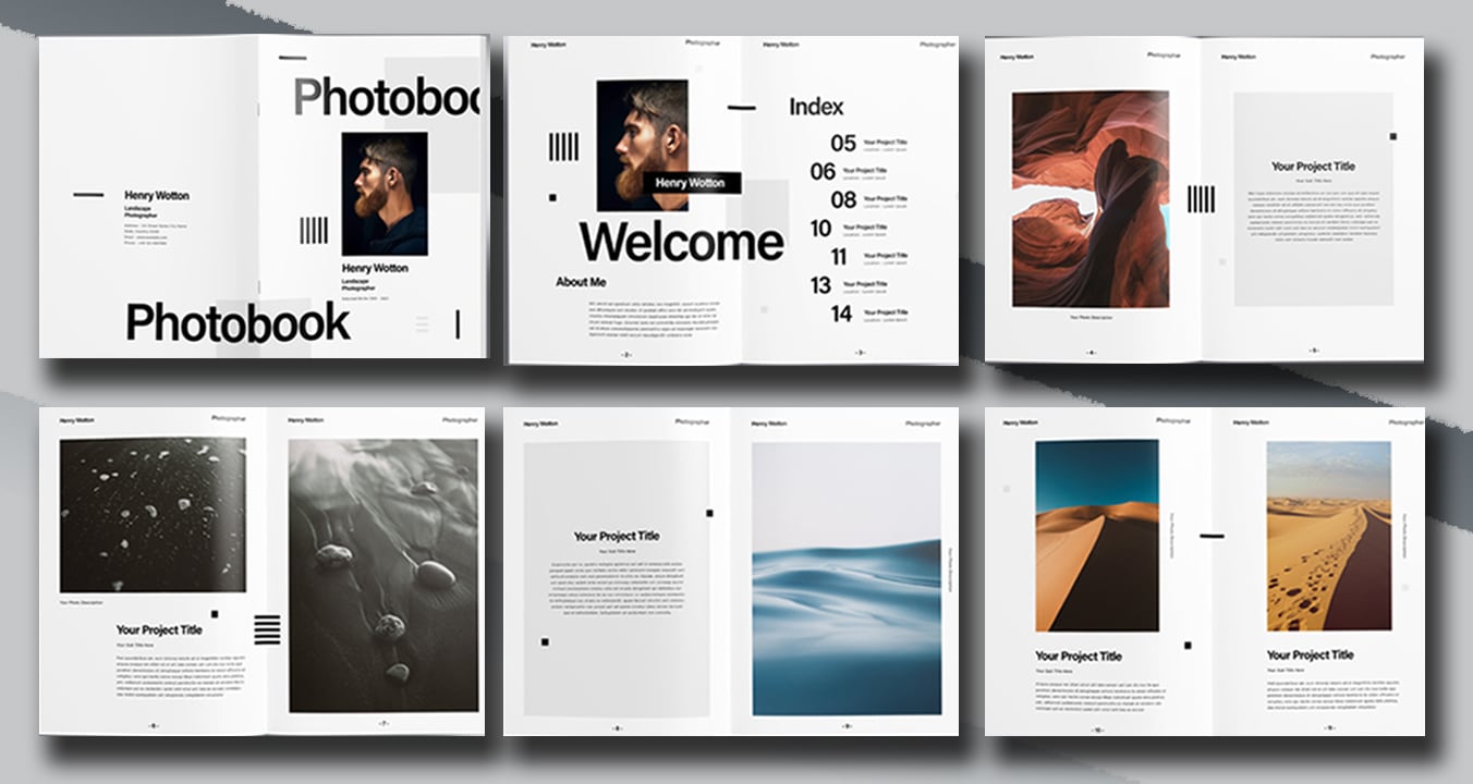50 Best Free and Paid Photobook Templates (2024) | Redokun Blog
