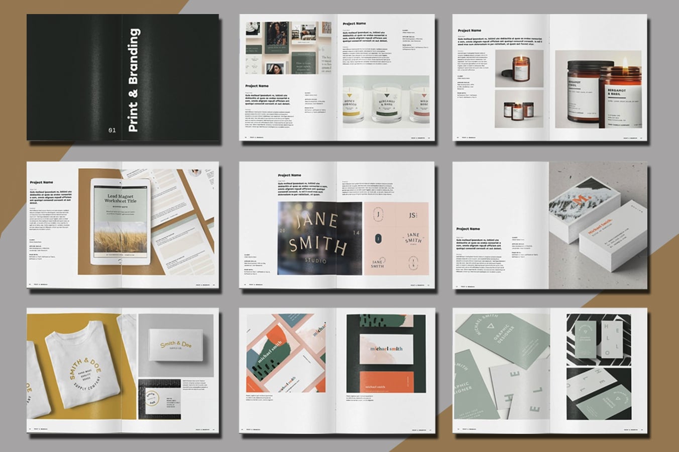 60 Best InDesign Portfolio Templates (2024) | Redokun Blog