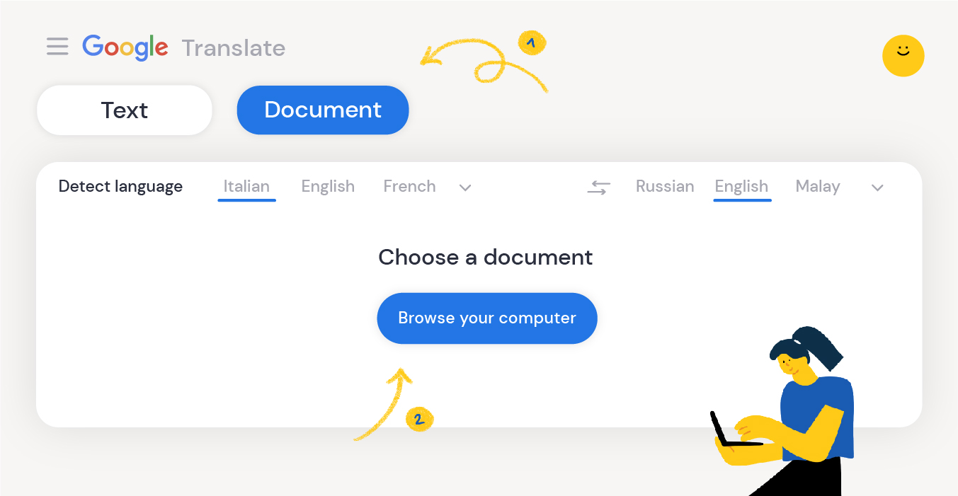 Translate Word document with Google Translate