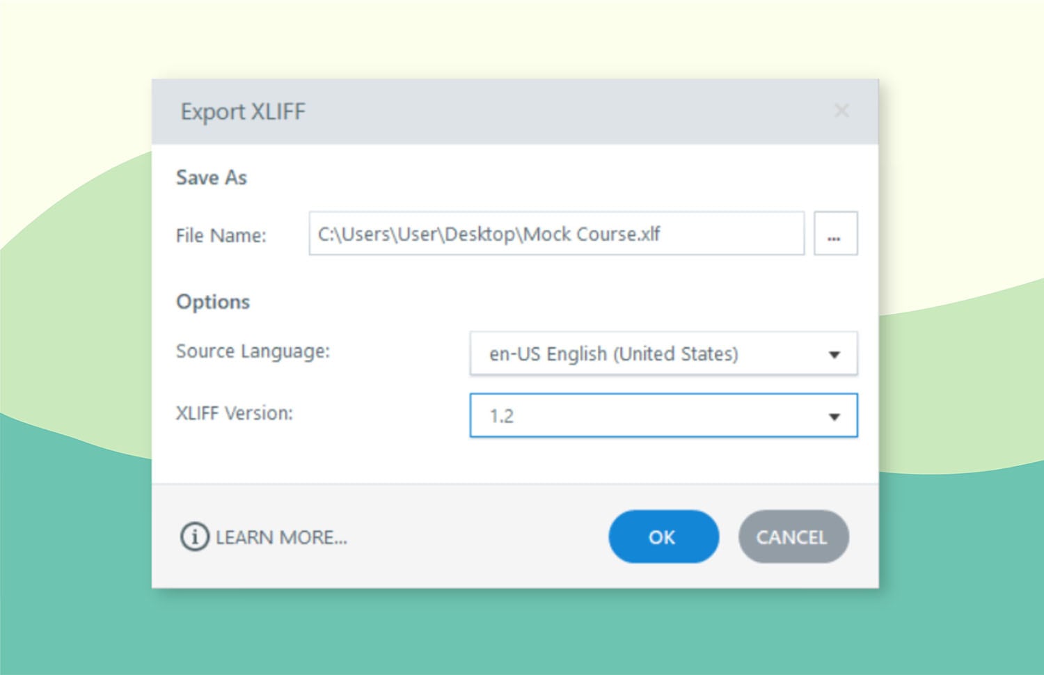 storyline 360 xliff settings