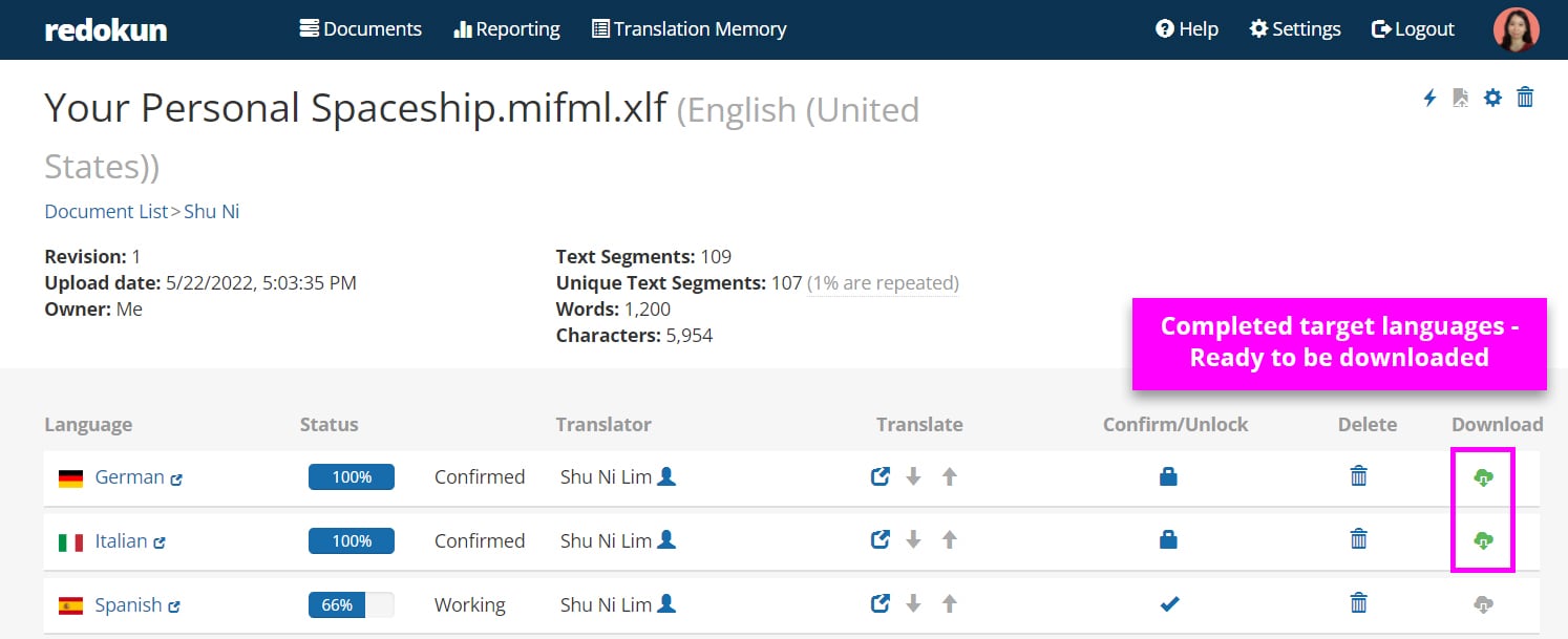 download xliff translation for framemaker