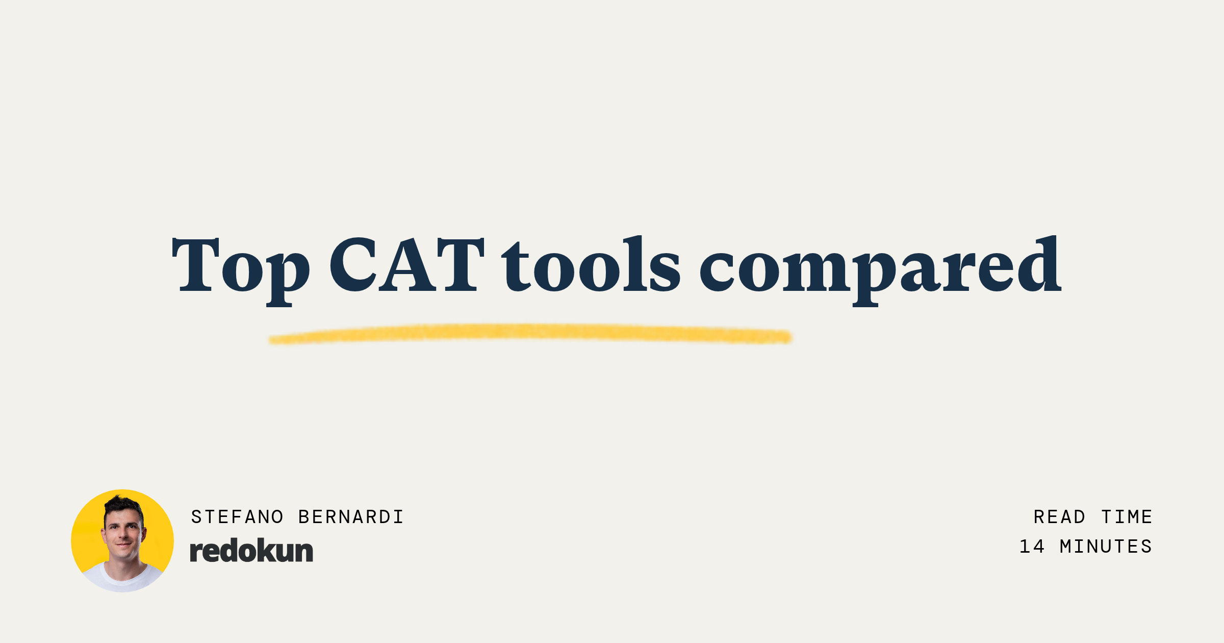 A list with the best CAT tools on the market